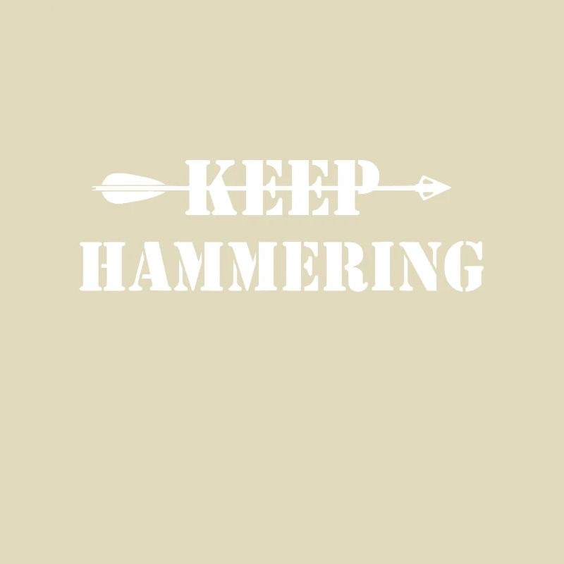 Keep Hammering Archery Motivationalvintage archery