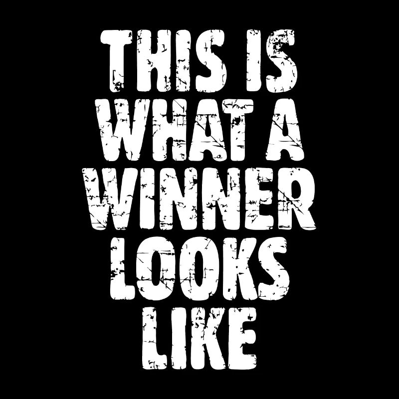 This is what a Winner Looks Like (White/Back) Winn