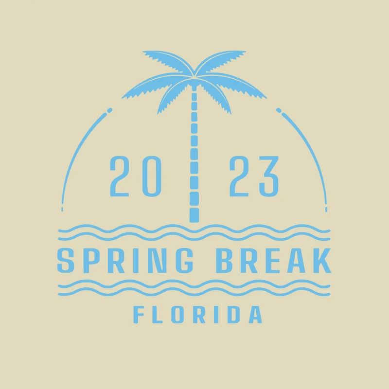 Passende Spring Break Strandurlaubsidee - Florid