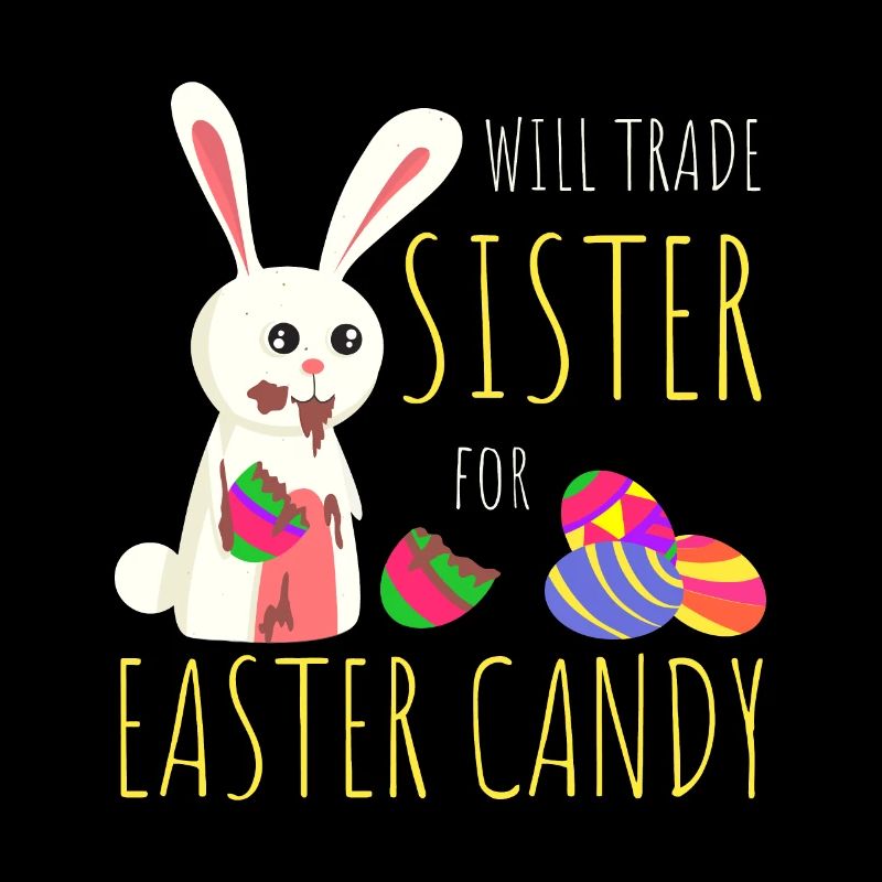 Will Tausche Schwester gegen Ostern Candy Bunny Schokolade