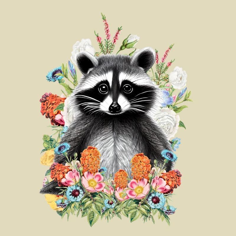 Fleurs de raton laveur