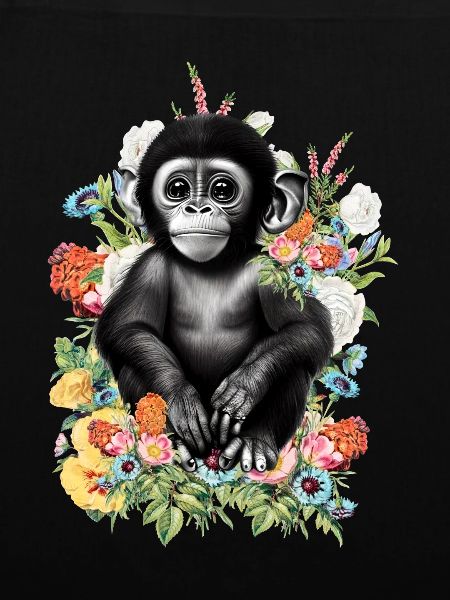 Affe Blumen
