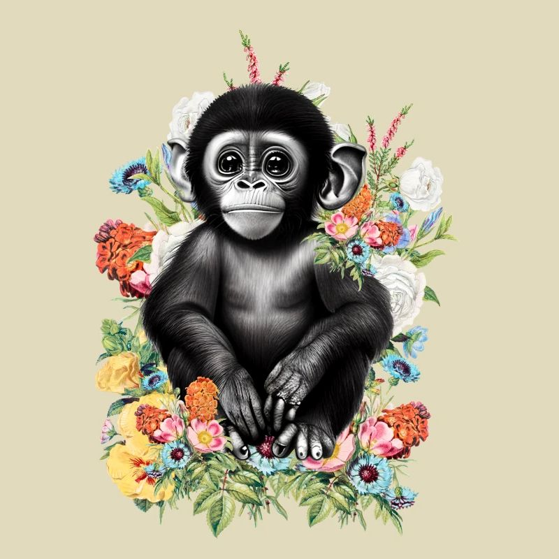 Affe Blumen