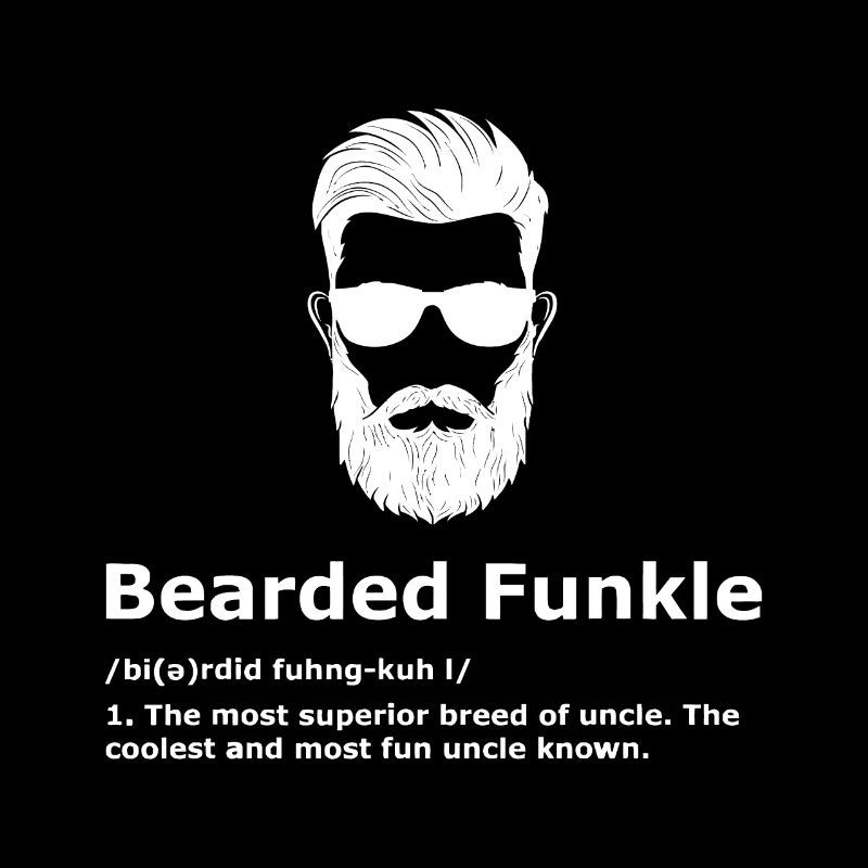 Funkle barbu pour hommes | Drôle de définition de l’oncle