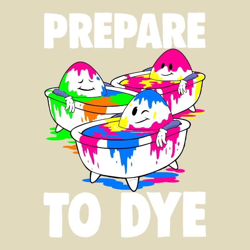 Easter Men Prepare To Dye Easter Daydying squad