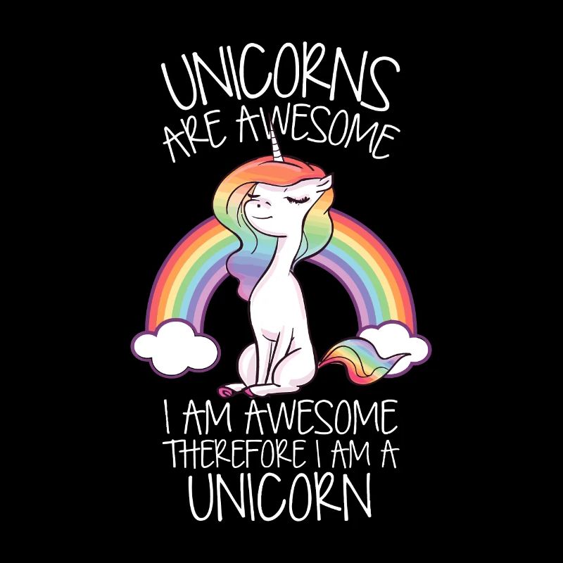 Einhörner sind großartig, deshalb bin ich ein Einhorn lustig