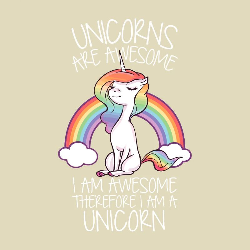 Einhörner sind großartig, deshalb bin ich ein Einhorn lustig