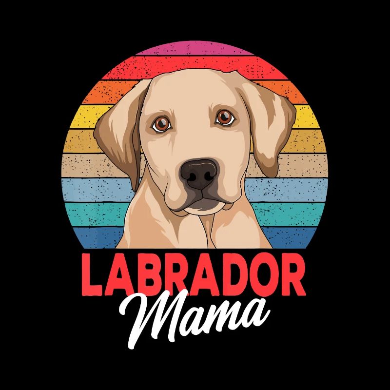 Labrador Mama Dog Lab Mama Lustig Muttertag Geschenkfu