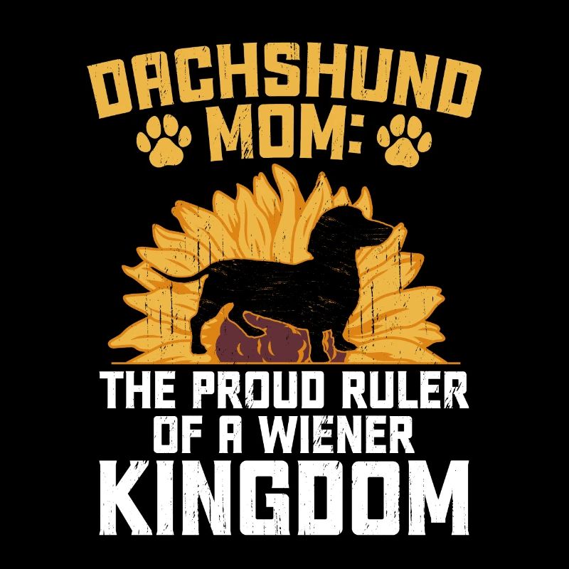Dackel Mama Die stolze Herrscherin eines Wiener Königreichs