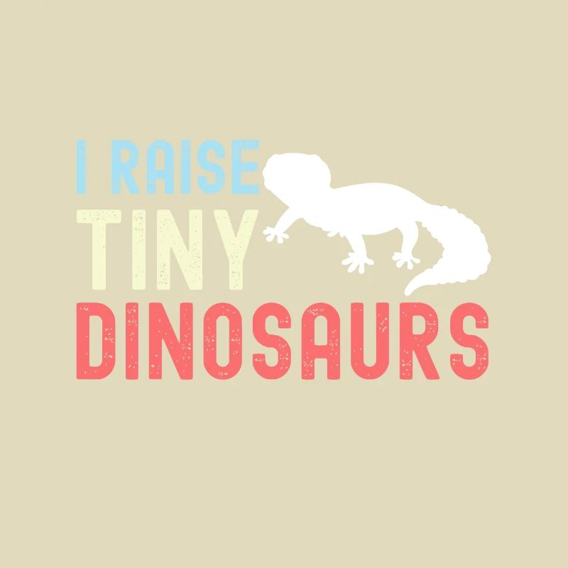 I Raise Tiny Dinosaurs Funny Leopard Gecko Mom Dad