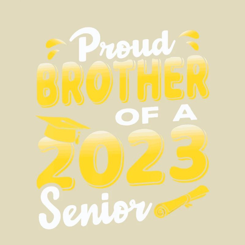 Stolzer Bruder eines lustigen Abschlusses 2023