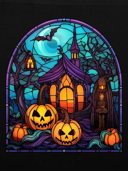 Vitrail d’Halloween