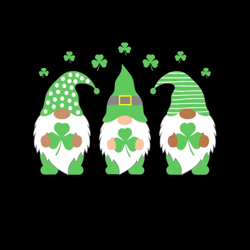 Gnomes barbus de la diversité de la Saint-Patrick