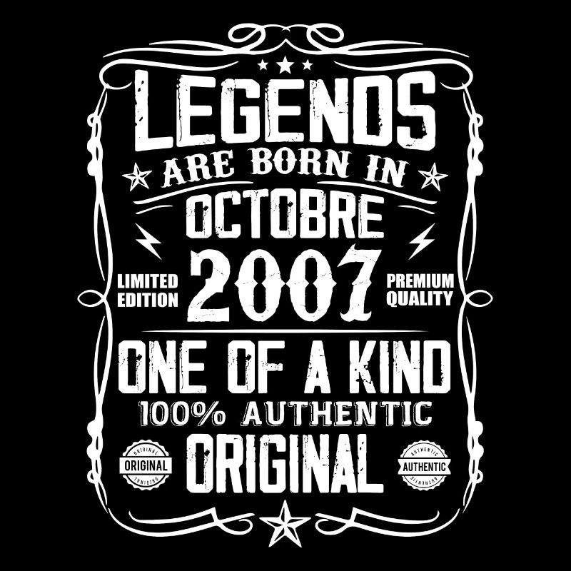 October 2007 Legends were born in October 2007