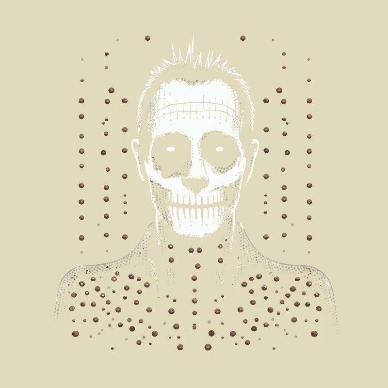 Genähtes Frankenmonster oder Zombie