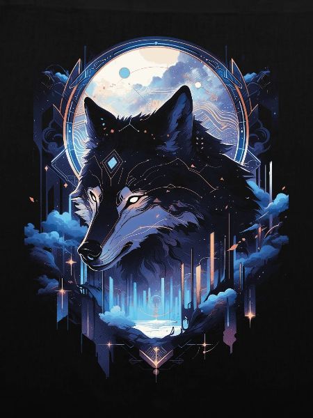 Majestic Wolf Wolves