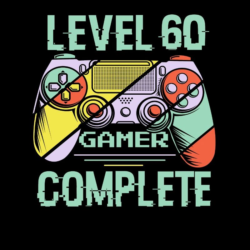 Level 60 Complete 60 Years Gamer Level 60 Complete