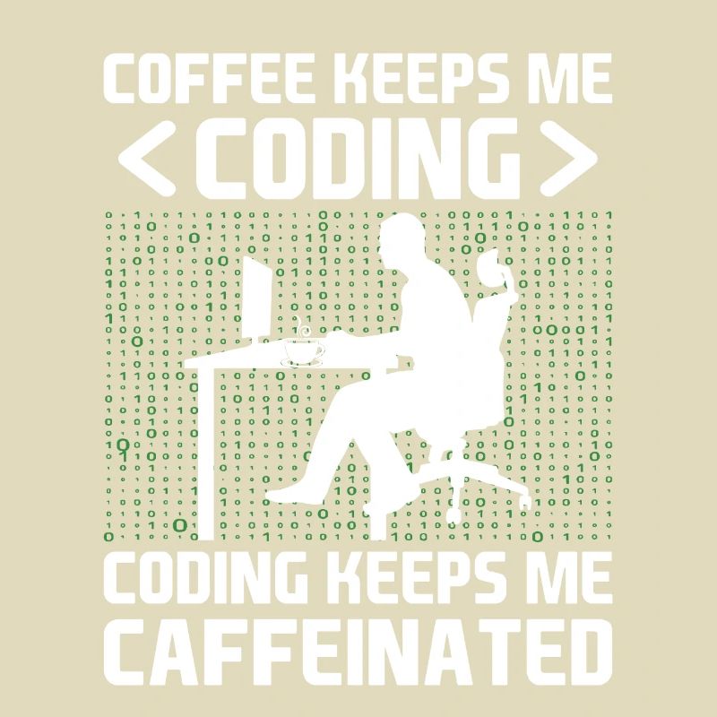 Kaffee-Codierung Programmierer Programmierer Entwickler Nerd Coff