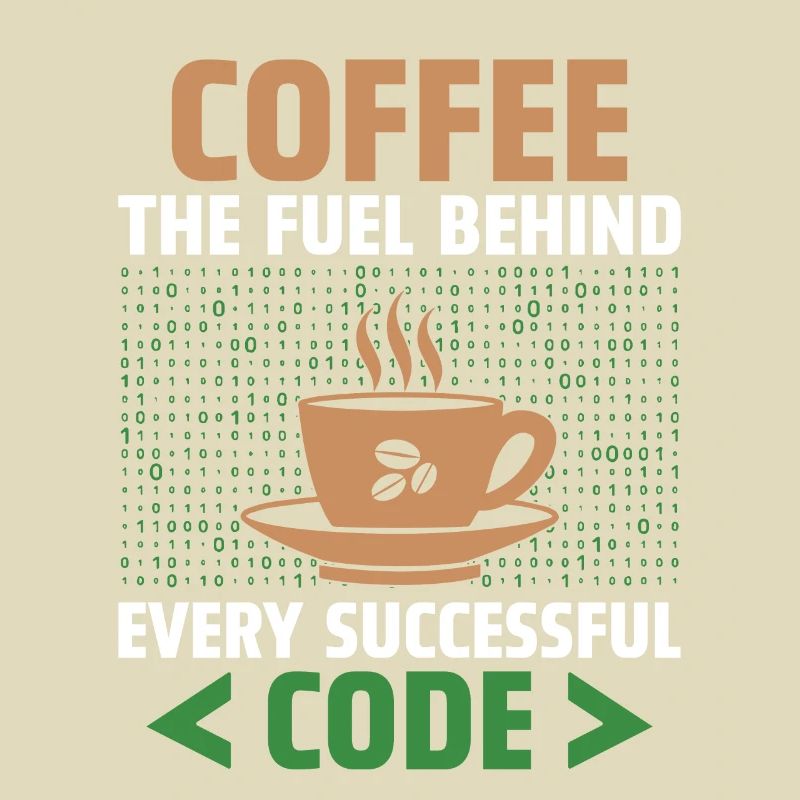 Kaffee-Codierung Programmierer Programmierer Entwickler Nerd Coff