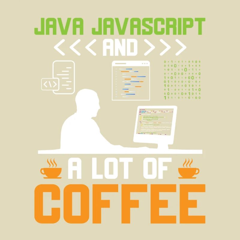 Kaffee-Codierung Programmierer Programmierer Entwickler Nerd Coff