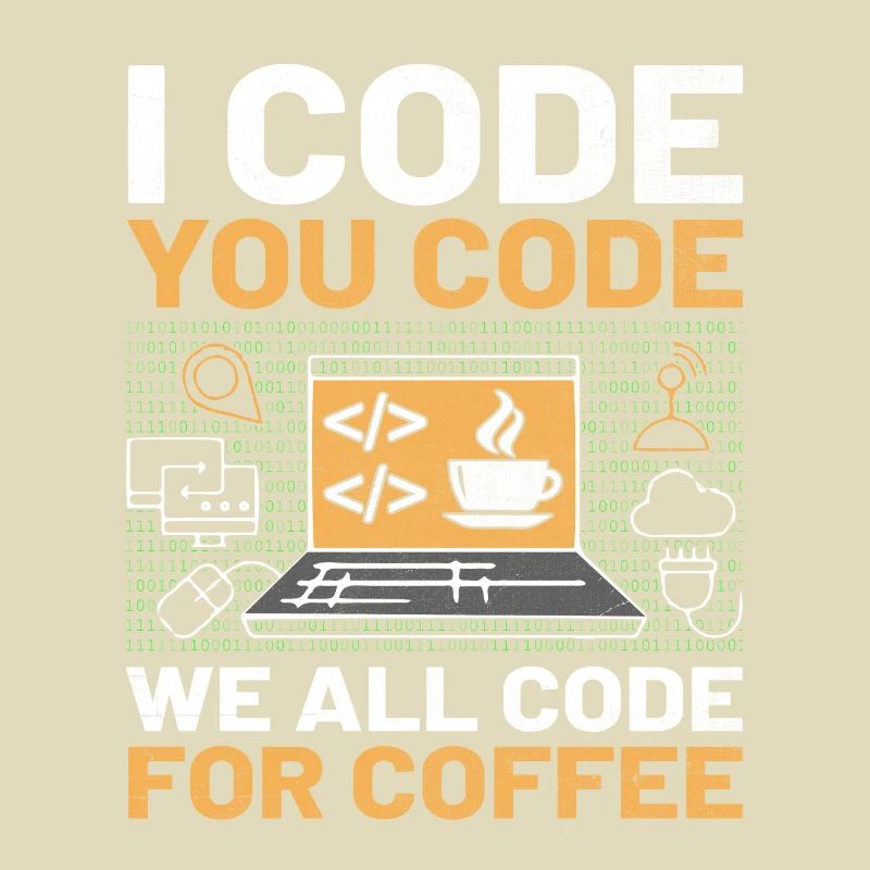 Kaffee-Codierung Programmierer Programmierer Entwickler Nerd Coff