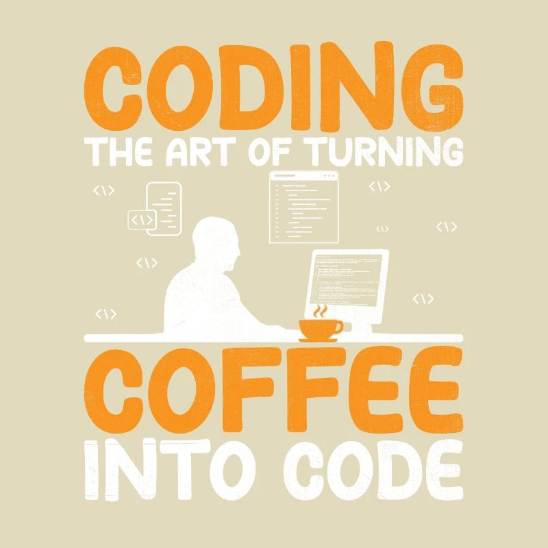 Kaffee-Codierung Programmierer Programmierer Entwickler Nerd Coff