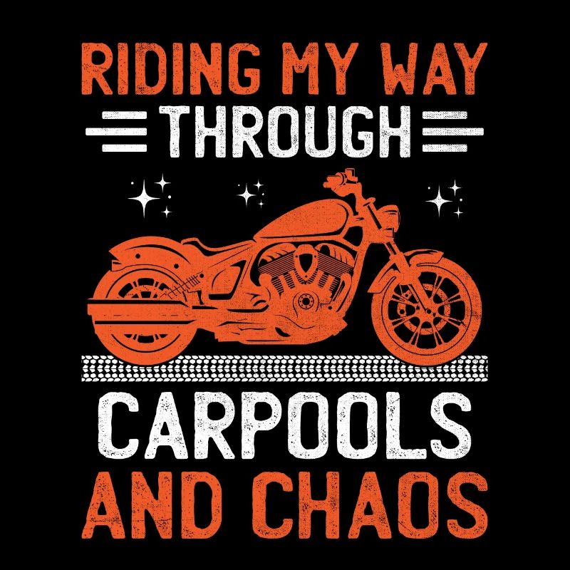 Riding My Way Through Carpools And Chaos Biker