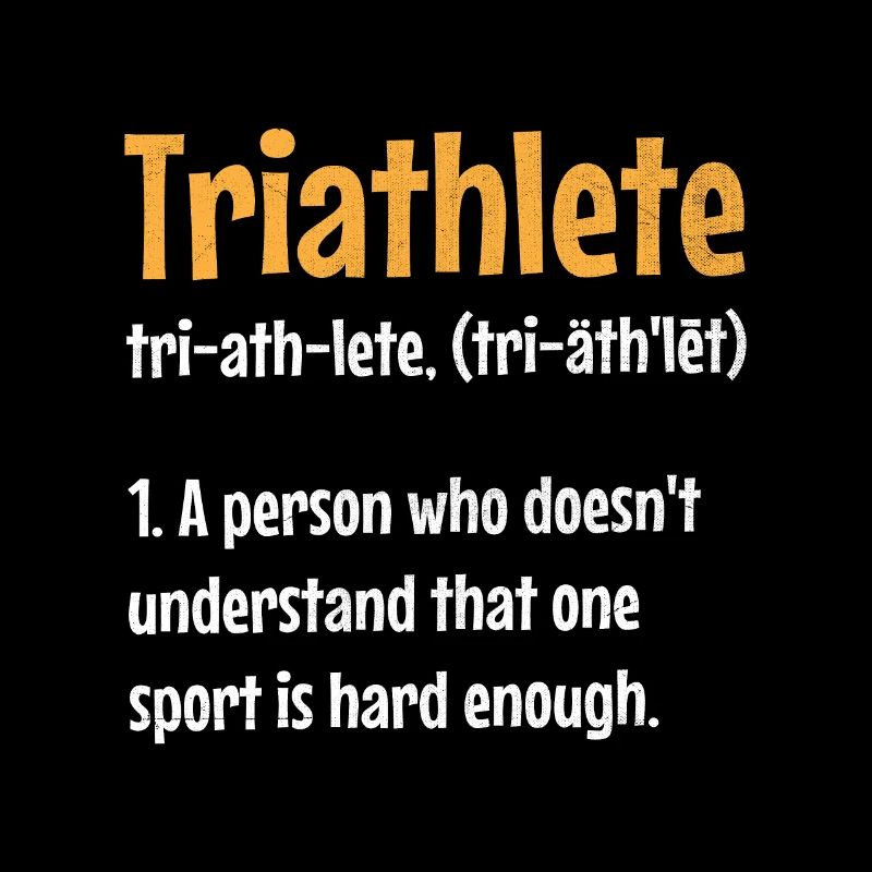 Triathlet: Eine Person, die das nicht versteht