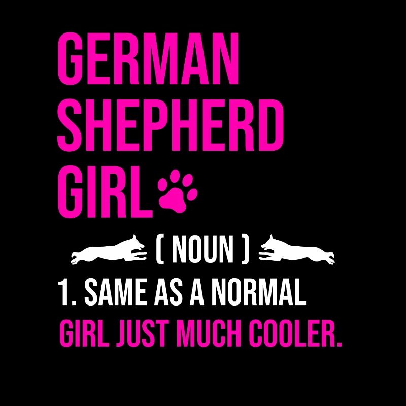 Deutscher Schäferhund Mädchen Wie Ein Normales Mädchen Nur Mu