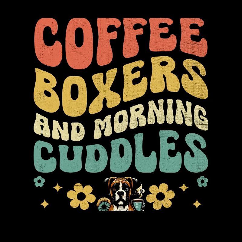 Coffee Boxers And Morning Cuddles Caffeine Lover