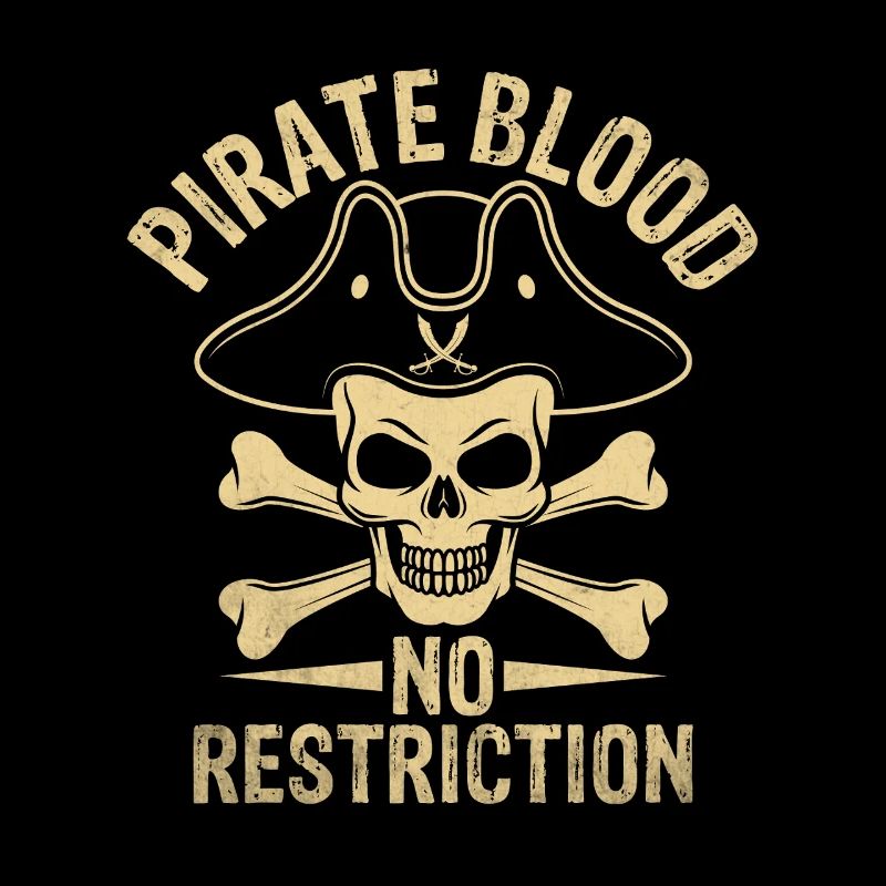 Sang de pirate sans restriction Pirate Youth Design