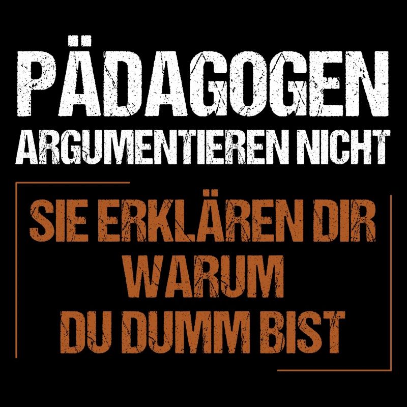 Pädagogen argumentieren nicht
