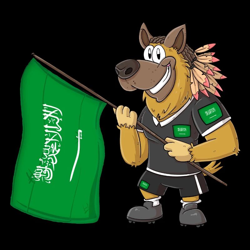 Saudi Arabien Rasta Hund
