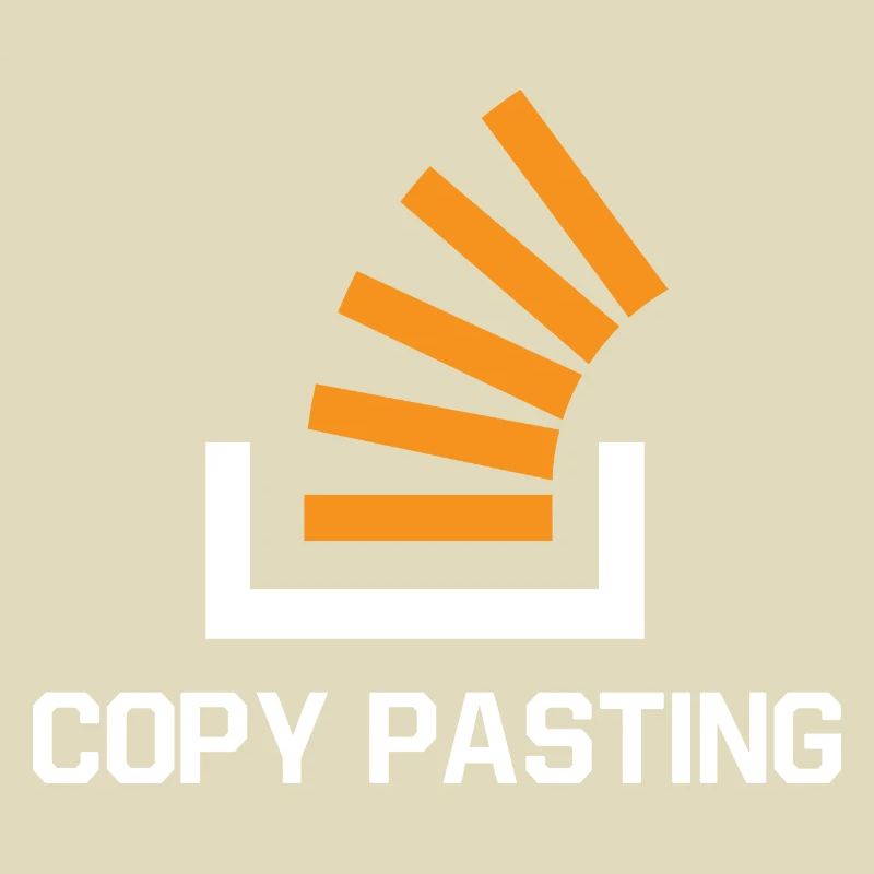 Copy Pasting Programming Coder Software Developer