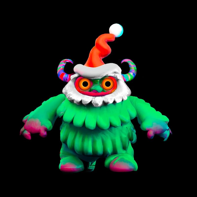 Monstre de Noël Le monstre de Xma