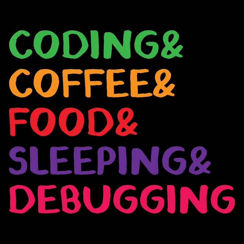 Coding Coffee Food Sleeping Debbuging Programmer C