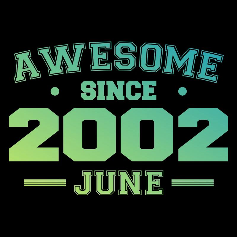 June 2002 Birthday Year 2002 June Gift 2002