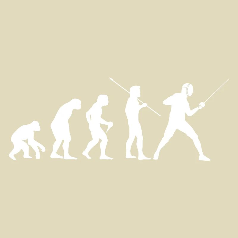 Fechtkampf Fechter Evolution Burschen Fechten