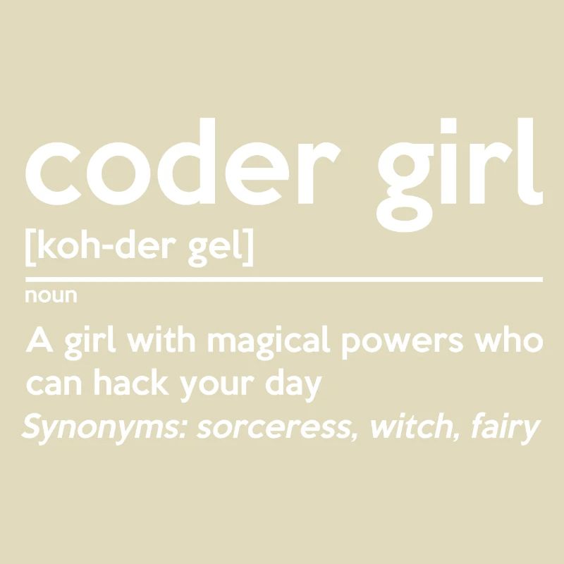 Coding Girl Definition Noun Software Developer Pro