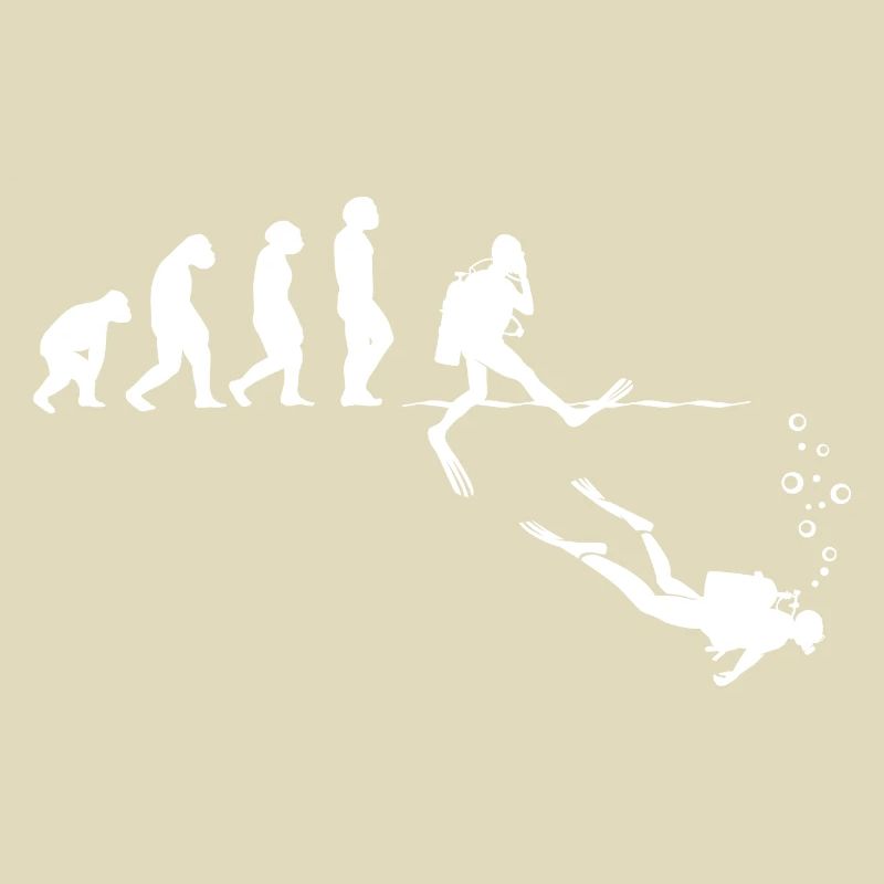 Evolution Graphic Diver Diving Scuba Diver Apnoe S