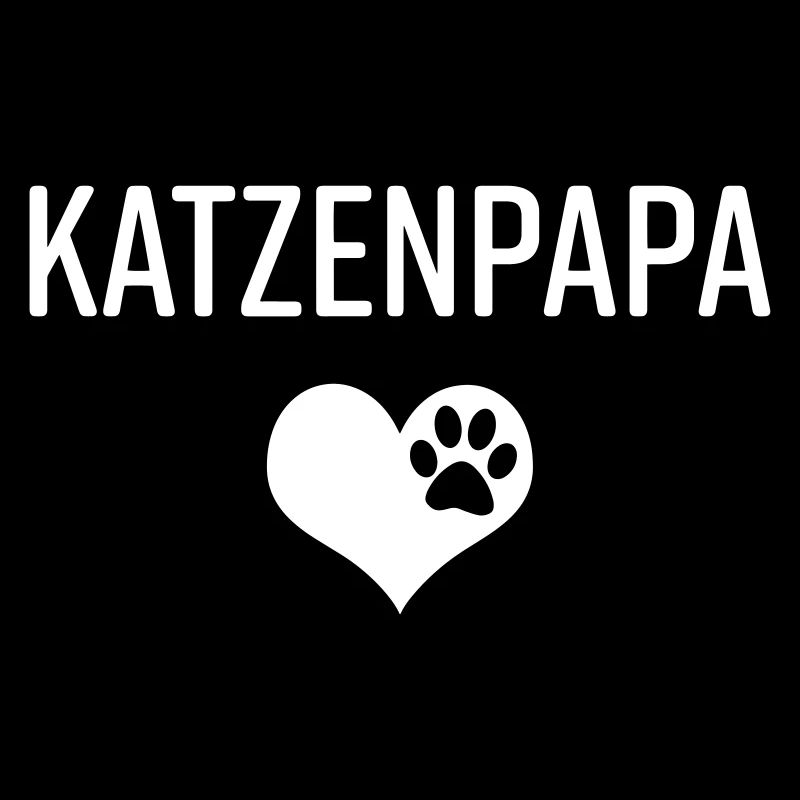 Katzenpapa Katzenhalter Katze Stubentiger Geschenk