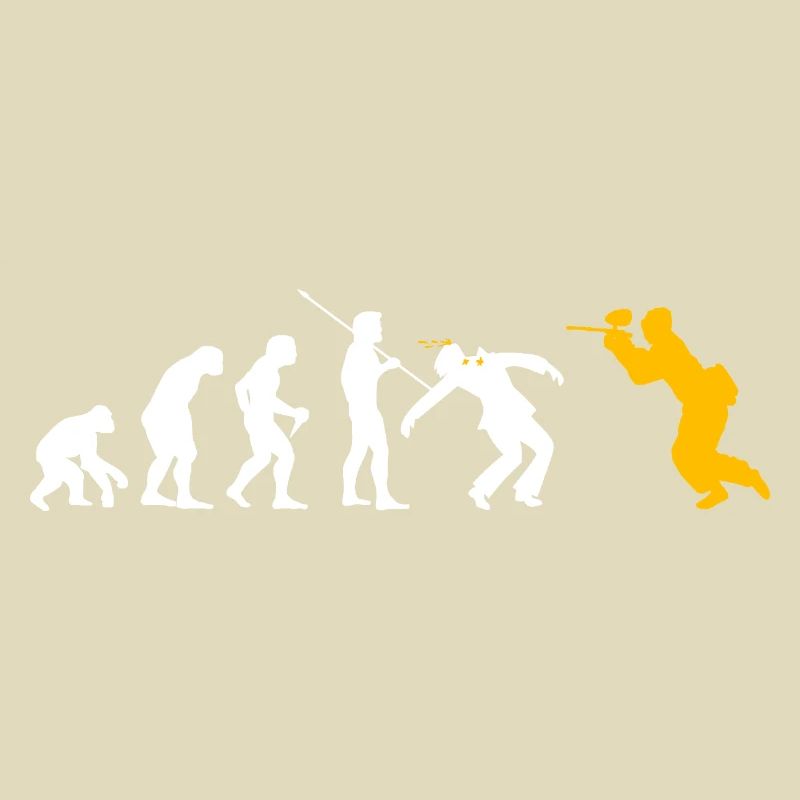 Paintball Evolution lustiges Paintball Geschenk