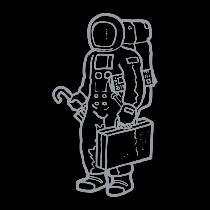 Spaceman in silver 2