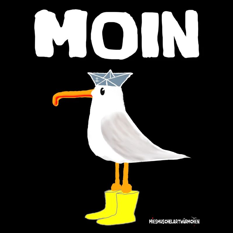 Moin Task Miesmuschelartwuermchen Einkaufsbeutel
