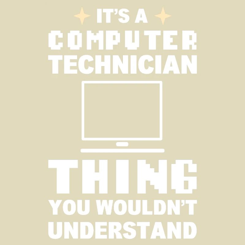 Lustiger Computerfreak Computertechniker