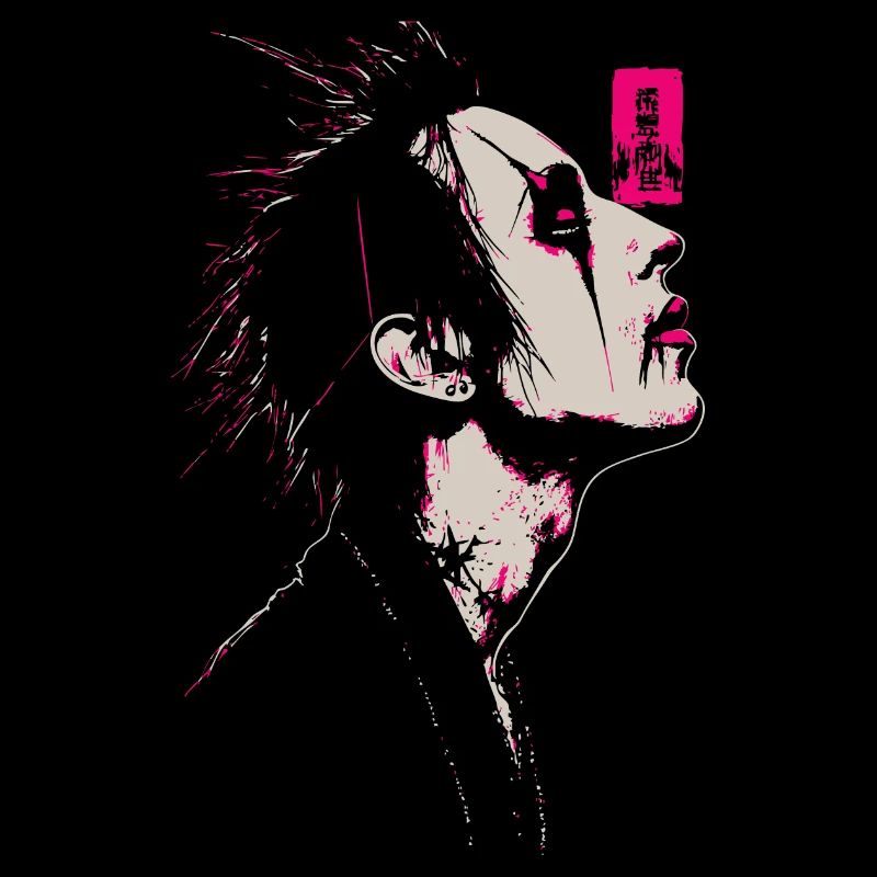 Toky Goth Profile Face