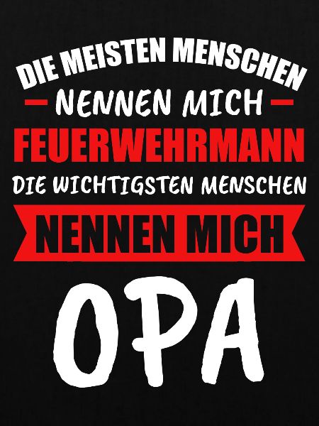 Feuerwehr Opa Berufsfeuerwehr Geschenk
