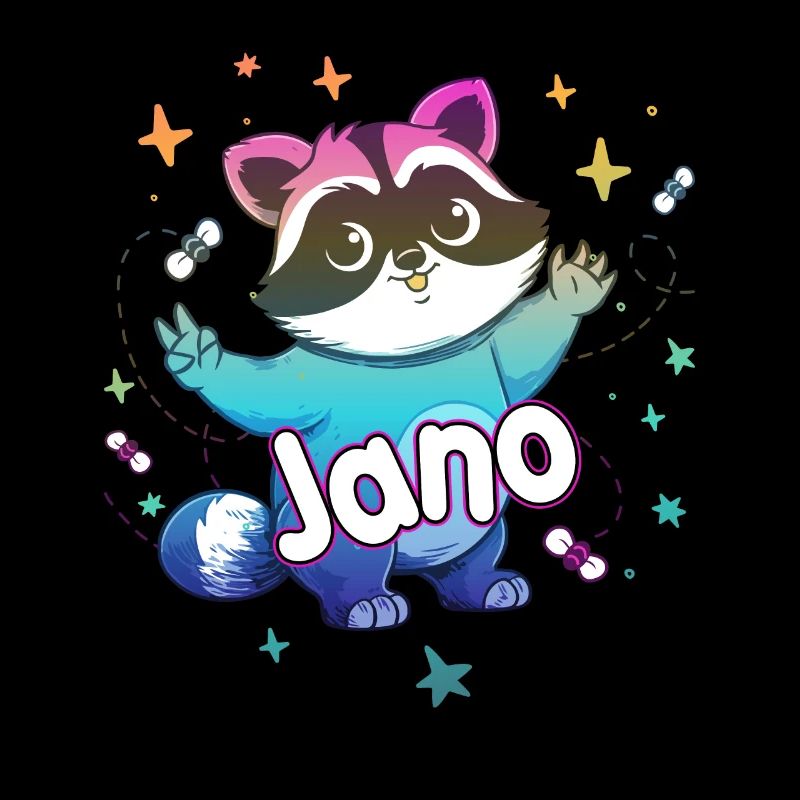 JANO - Beau nom de garçon avec un raton laveur mignon