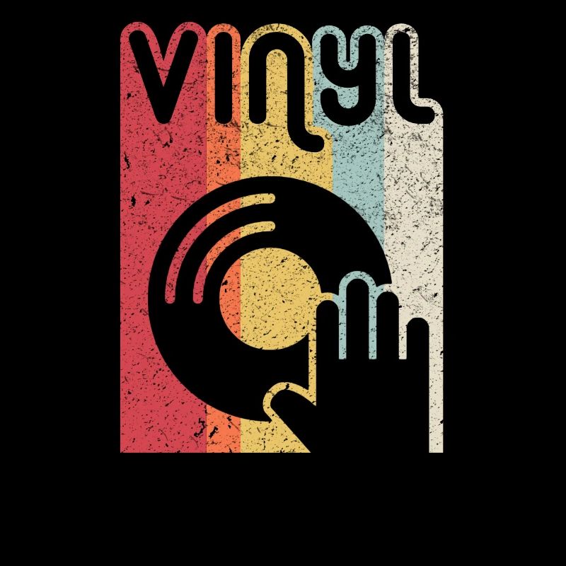 Produit de disque vinyle. Impression de style rétro