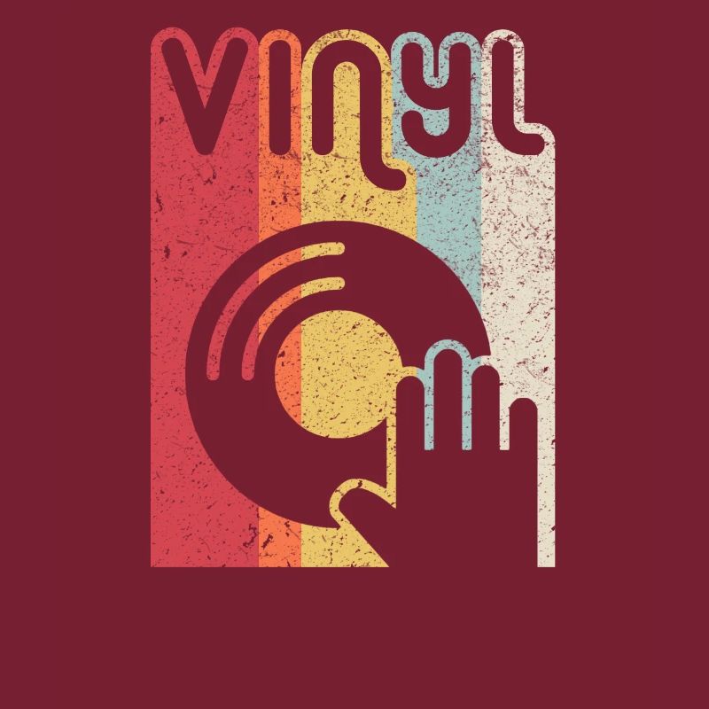 Produit de disque vinyle. Impression de style rétro